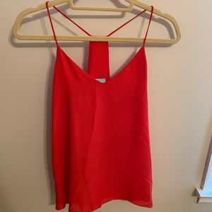 Karlie red Razorback tank